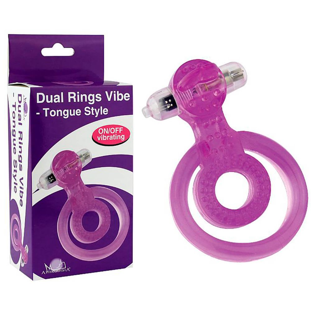 ANEL PENIANO DUPLO COM VIBRADOR DOUBLE RING SEXY IMPORT - Lilith Produtos  Eróticos